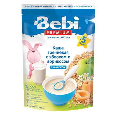 "Bebi" Buckwheat with Apple and Apricot 200g