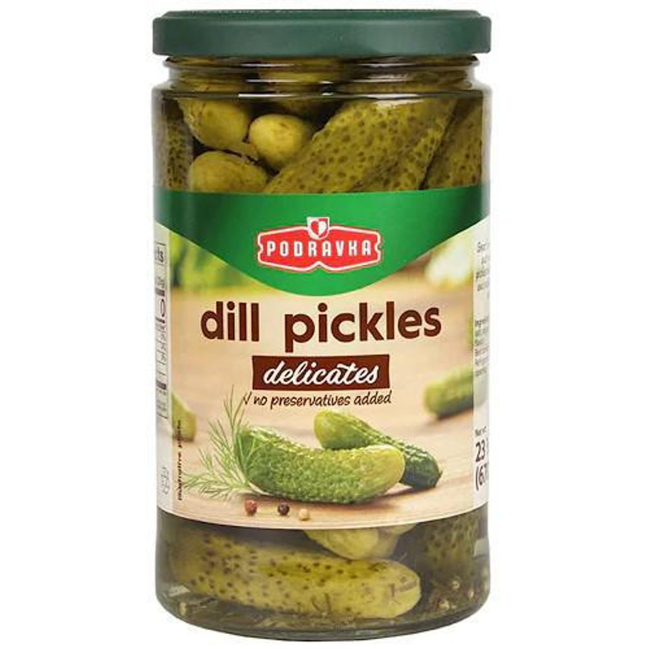 "PODRAVKA" Dill Pickles 670g
