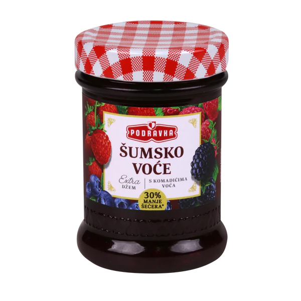 "PODRAVKA" Forest Berries Jam 320g