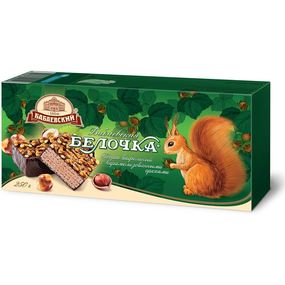 "Babaevsky" Wafer Cake Belochka  250g