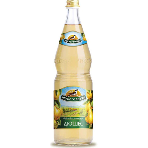 Chernogolovka Soft Drink Dyushes/Buratino/Tarhun Flavor 1L