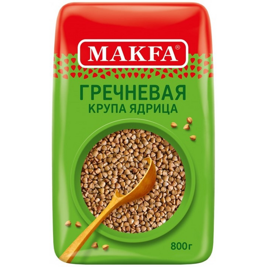 Makfa Buckwheat Groats Premium Quality 800g/28.2oz Kosher Product, Non-Gmo, Grechka Ideal for Weight Loss Diet