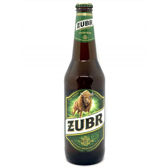 "Zubr" original lager beer 6.0% Alc