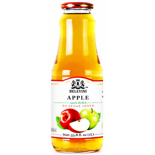 Belevini No Sugar Added 100% Apple Juice 1L