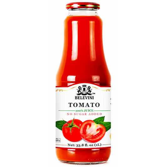 Belevini No Sugar Added 100% Tomato Juice 1L