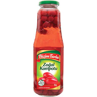 "Bizim Tarla" Cornelian Cherry Compote 1L