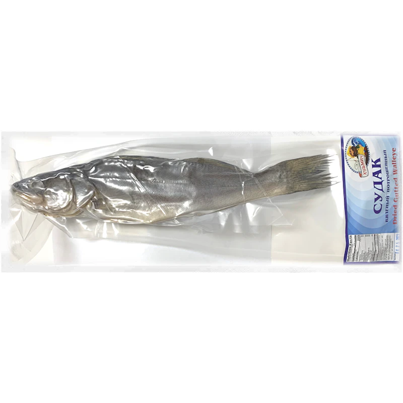 "Kuzmich" Dried Gutted Walleye (Sudak) ~0.5lb