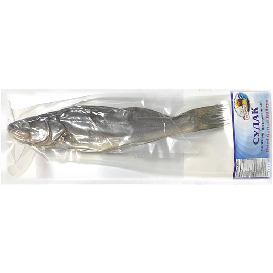 "Kuzmich" Dried Gutted Walleye (Sudak) ~0.5lb